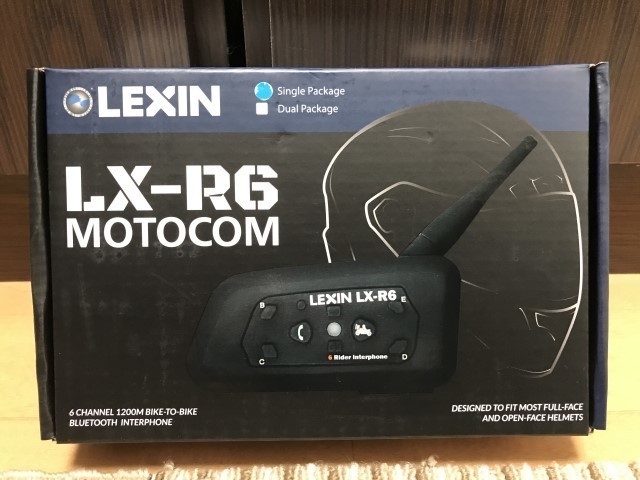 Bluetoothヘッドセット（LEXIN LX-R6 MOTOCOM): GROMはじめました