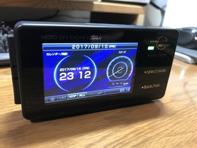 最安値挑戦】 デイトナ LCD3.0オマケ RADAR GPS Moto - レーダー探知機